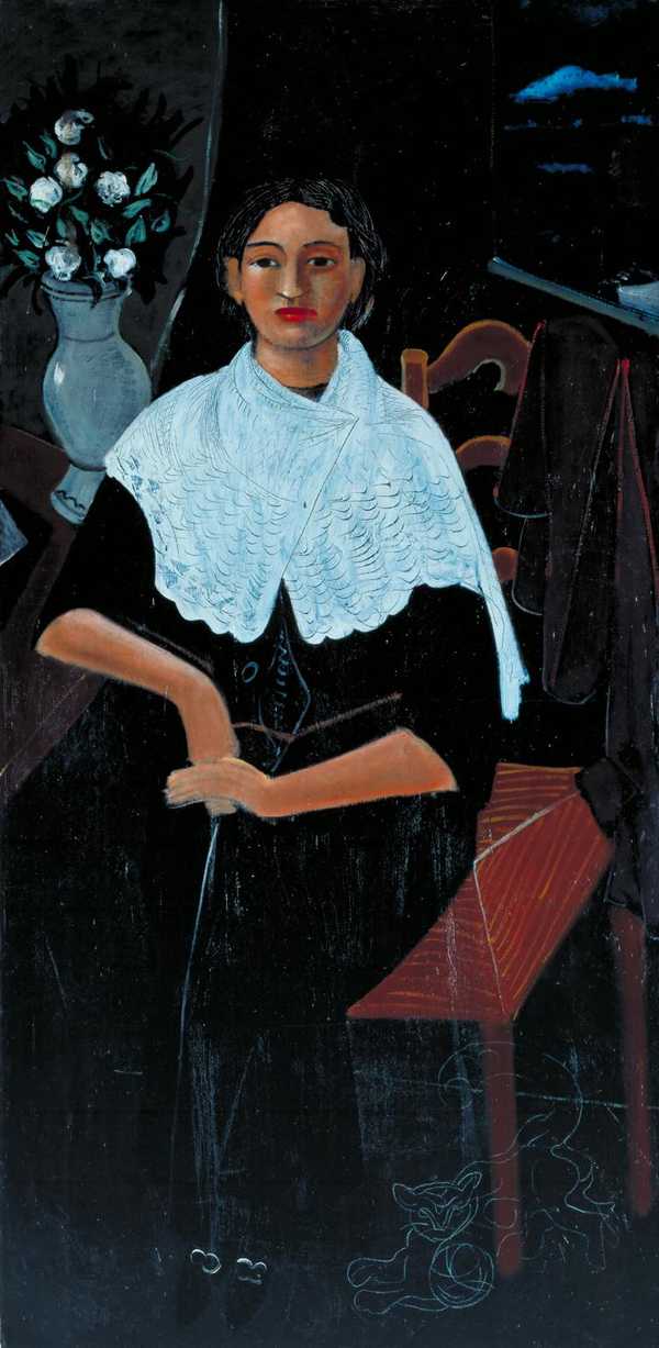 Madame Derain in a White Shawl