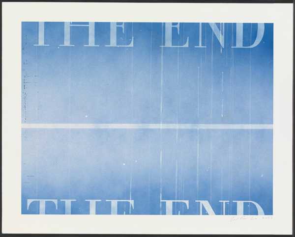 ‘THE END #40‘, Edward Ruscha, 2003 | Tate