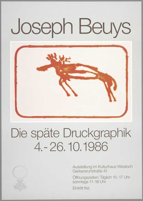 Joseph Beuys: Die späte Druckgraphik