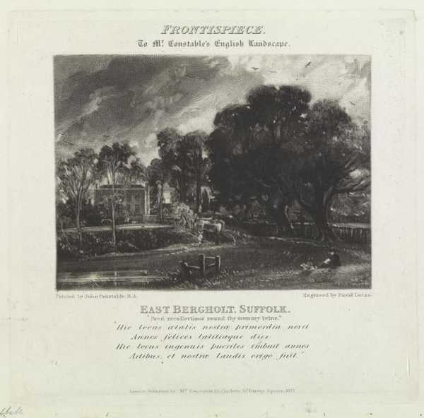 Frontispiece: East Bergholt, Suffolk
