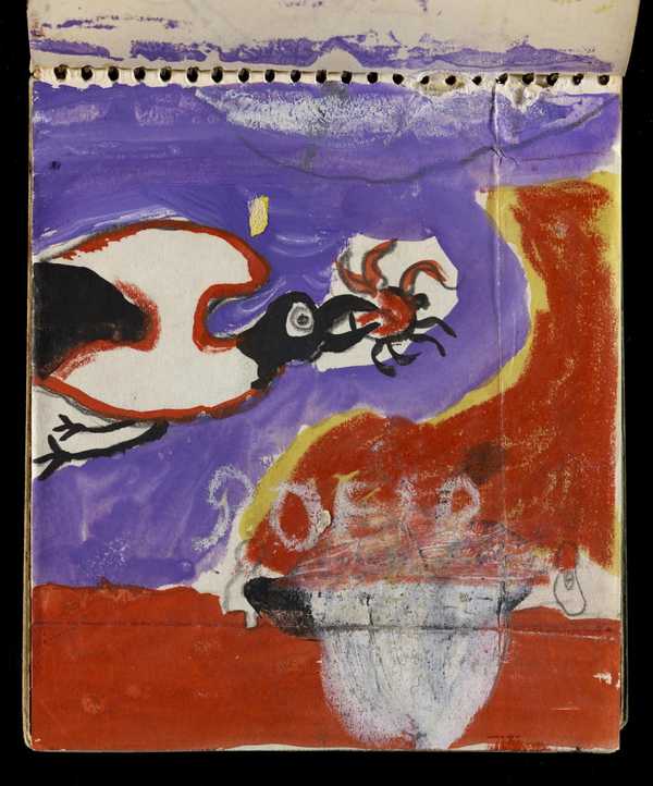 Collection of forty sketchbooks and fragments of sketchbooks