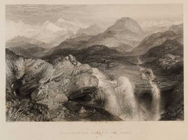 ‘Falls near the Source of the Jumna‘, after Joseph Mallord William ...