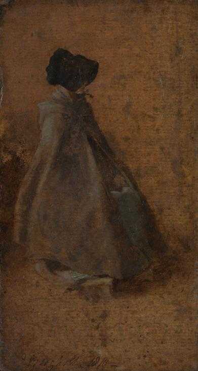 Study of a Girl in a Cloak and Bonnet