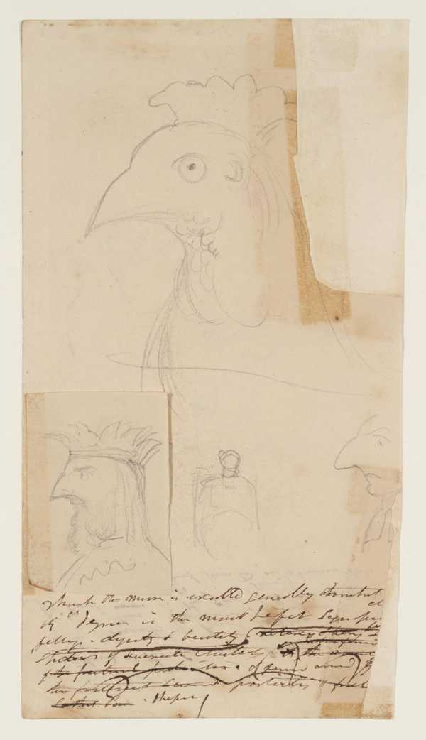 Sketch for ‘Treatise on Zodiacal Physiognomy’