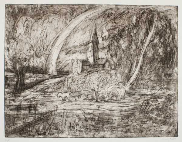 From Constable: Salisbury Cathedral from the Meadows (plate 2)