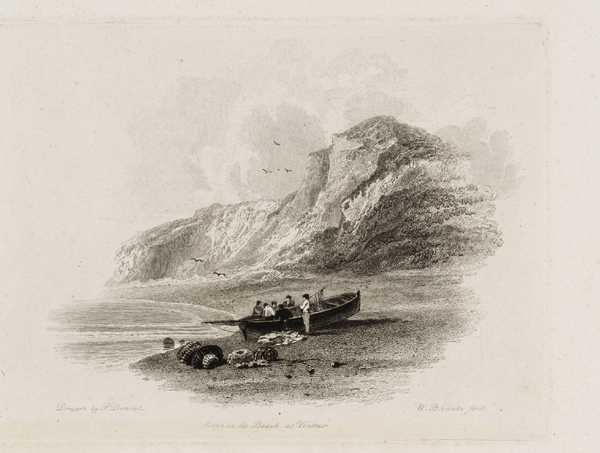 Scene on the Beach at Ventnor