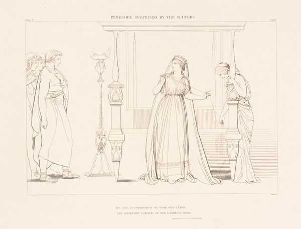Penelope Surprised by the Suitors