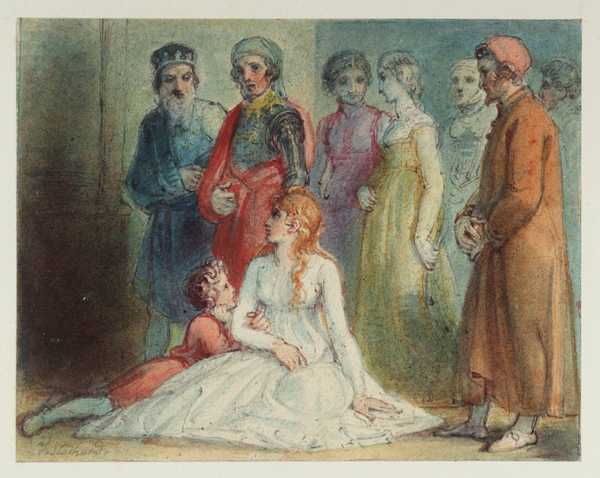 An Illustration to Shakespeare’s ‘King John’: Constance and Arthur