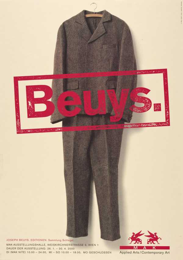 Beuys. Applied Arts / Contemporary Arts. Mak-Ausstellungshalle