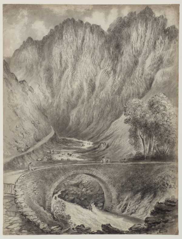 ‘Pont Aberglaslyn‘, Rev. William Henry Barnard, 1795 | Tate