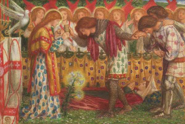 How Sir Galahad, Sir Bors and Sir Percival Were Fed with the Sanct Grael; but Sir Percival’s Sister Died by the Way