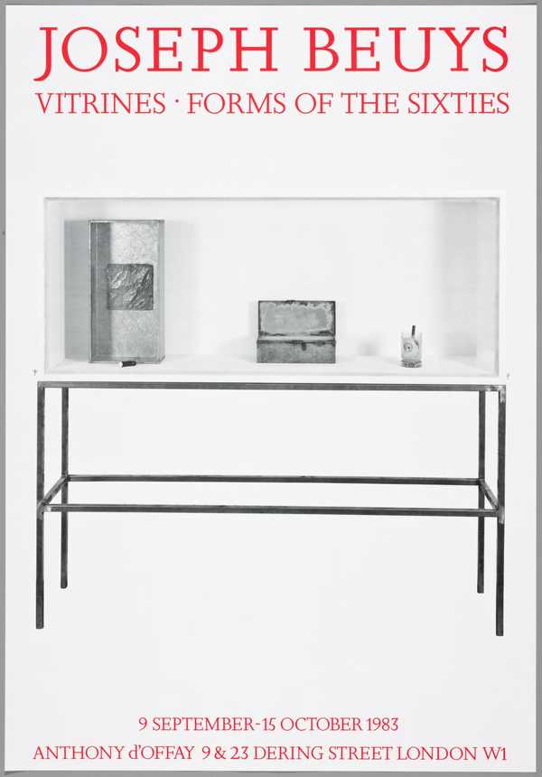 Joseph Beuys, Vitrines. Forms of the Sixties