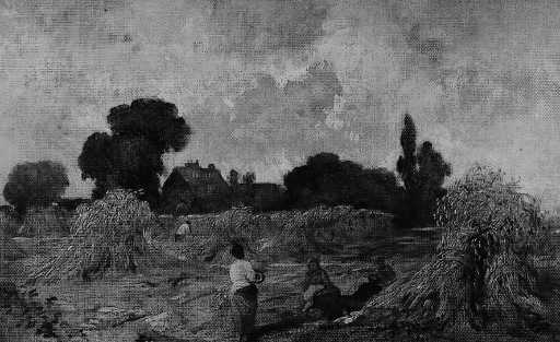 A Cornfield with Figures