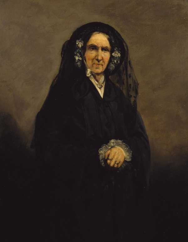 ‘Mrs George Baird of Strichen‘, Sir John Watson Gordon, exhibited 1862 ...