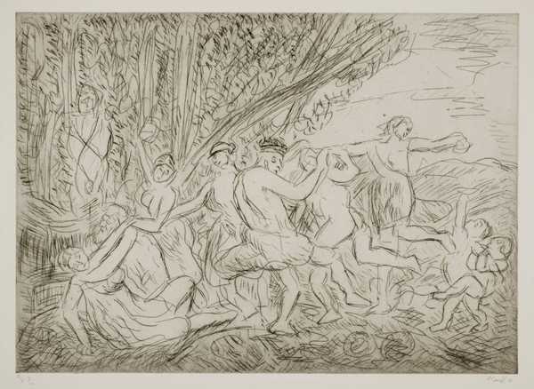 Bacchanal before a Herm (1)