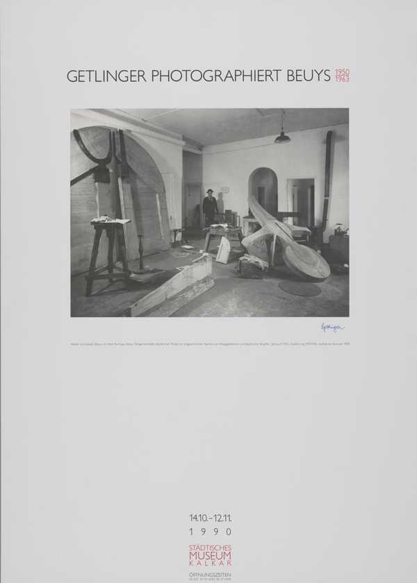 Getlinger Photographiert Beuys 1950 - 63.