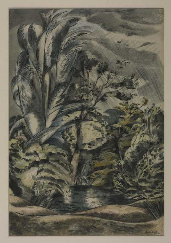 Tench Pond in a Gale