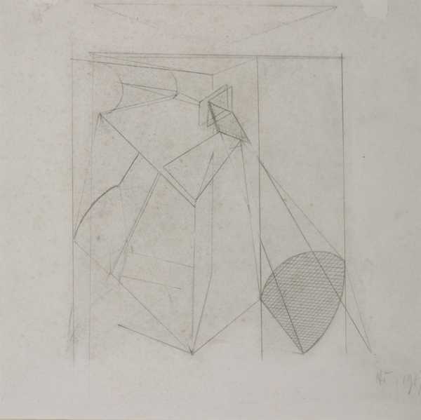 ‘Sketch‘, Naum Gabo, 1917 | Tate