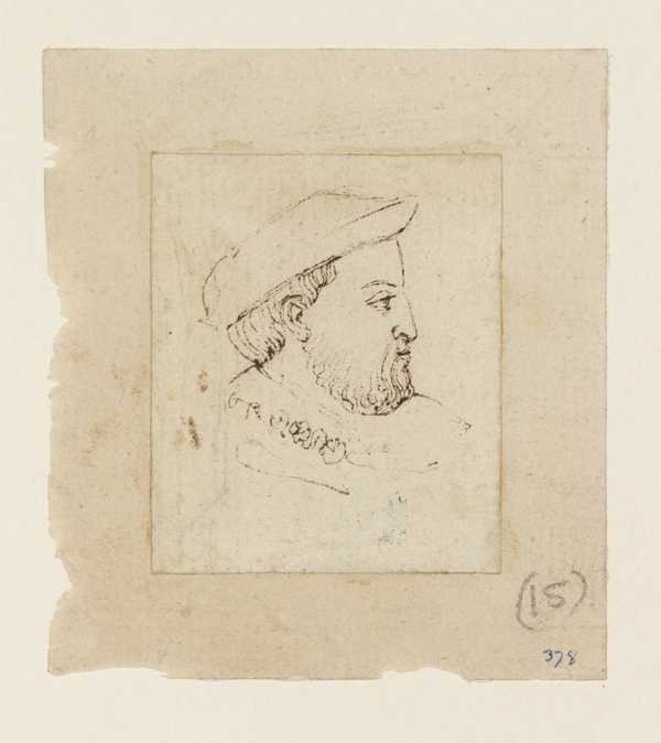 Head of a Man in Profile to Right