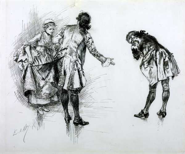 Illustration to ‘She Stoops to Conquer’