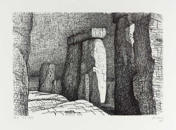 Stonehenge A Henry Moore OM CH 1973 Tate stonehenge-a-henry-moore-om-ch-1973-tate