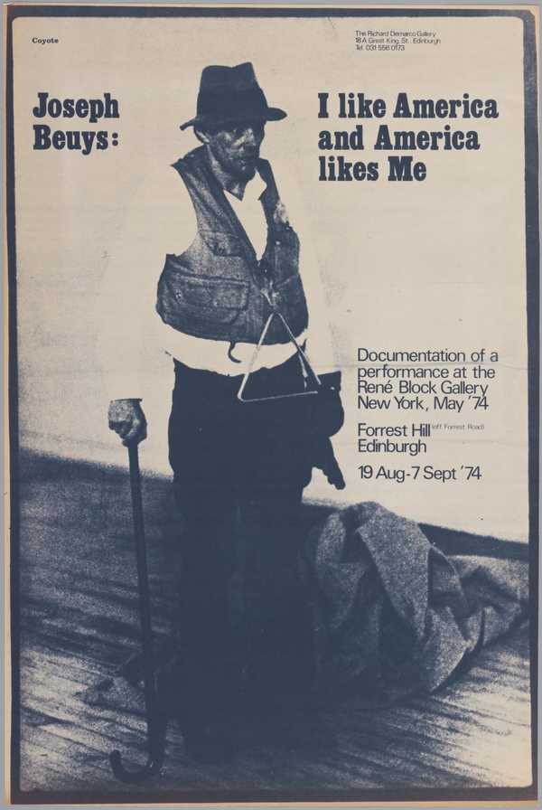 ‘Joseph Beuys I Like America and America Likes Me (Documentation of a Performance at the René