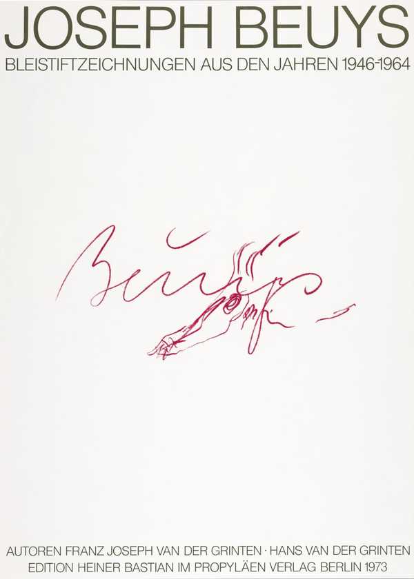 Joseph Beuys: Bleistiftzeichnungen aus den Jahren 1946 - 1964. Edition Heiner Bastian