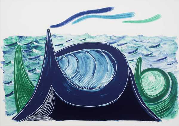 The Wave, A Lithograph