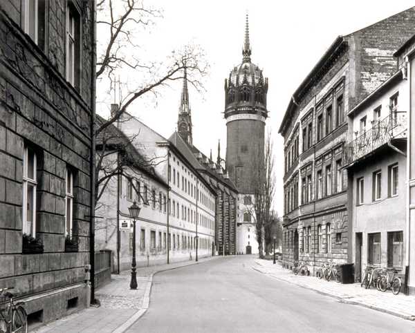 Schlosstrasse, Wittenberg 1991