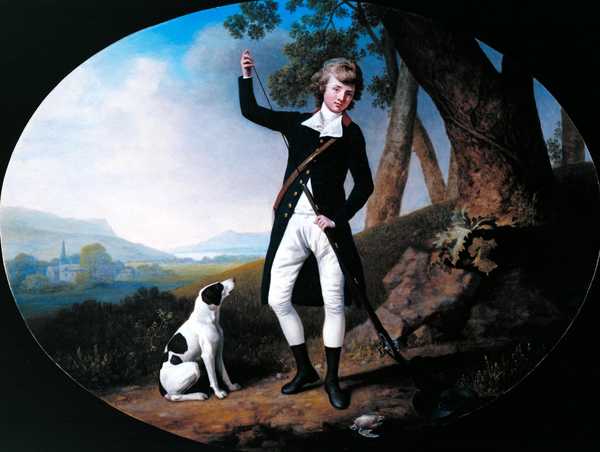 Portrait of a Young Gentleman Out Shooting
