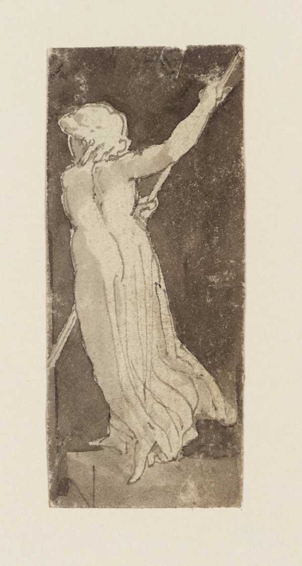 A Woman with Pole or Spear