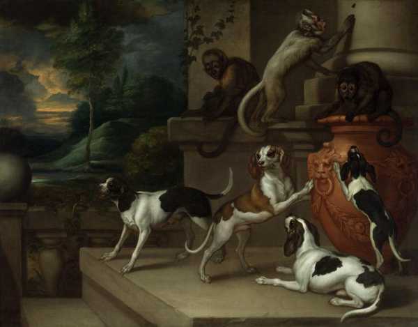 Renaissance paintings clearance with dogs