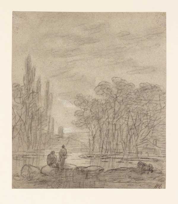 Castle, Trees and Flood