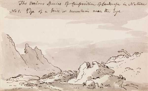 1. Edge of a Hill or Mountain near the Eye