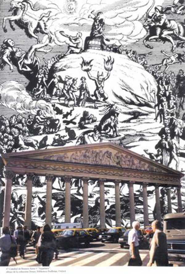 Buenos Aires Cathedral + ‘Witches’ Sabbath’, Drawing from the Douce Collection, Bodleian Library, Oxford