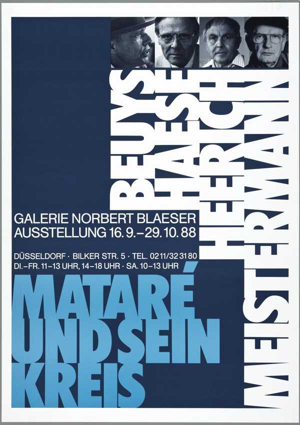 Joseph Beuys: Mataré und sein Kreis. Galerie Norbert Blaeser, Düsseldorf