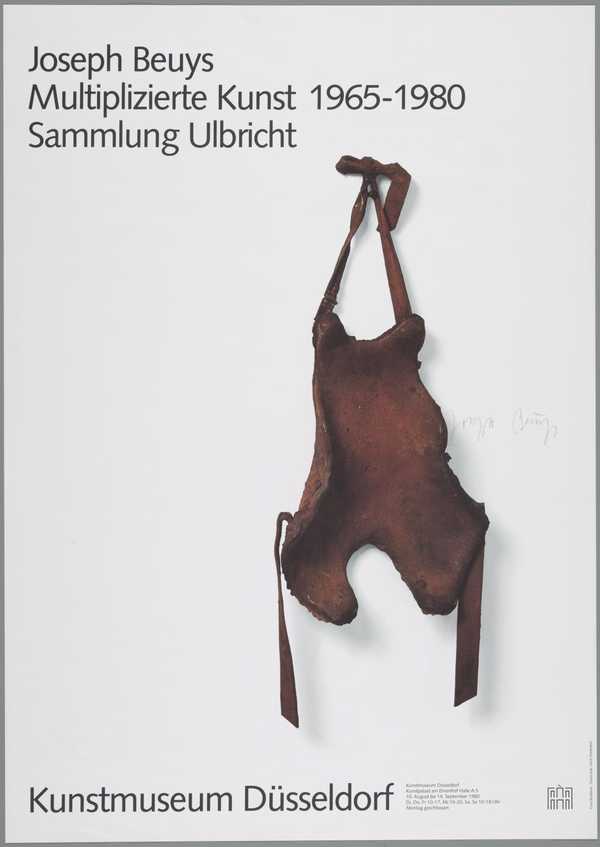 Joseph Beuys: Multiplizierte Kunst 1965 - 1980. Kunstmueum Düsseldorf