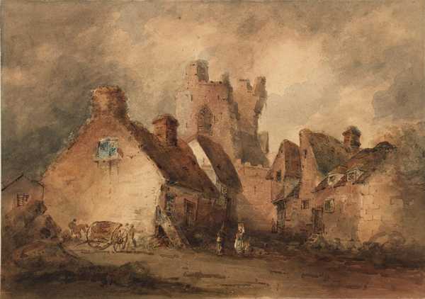 Ruins and Houses, North Wales