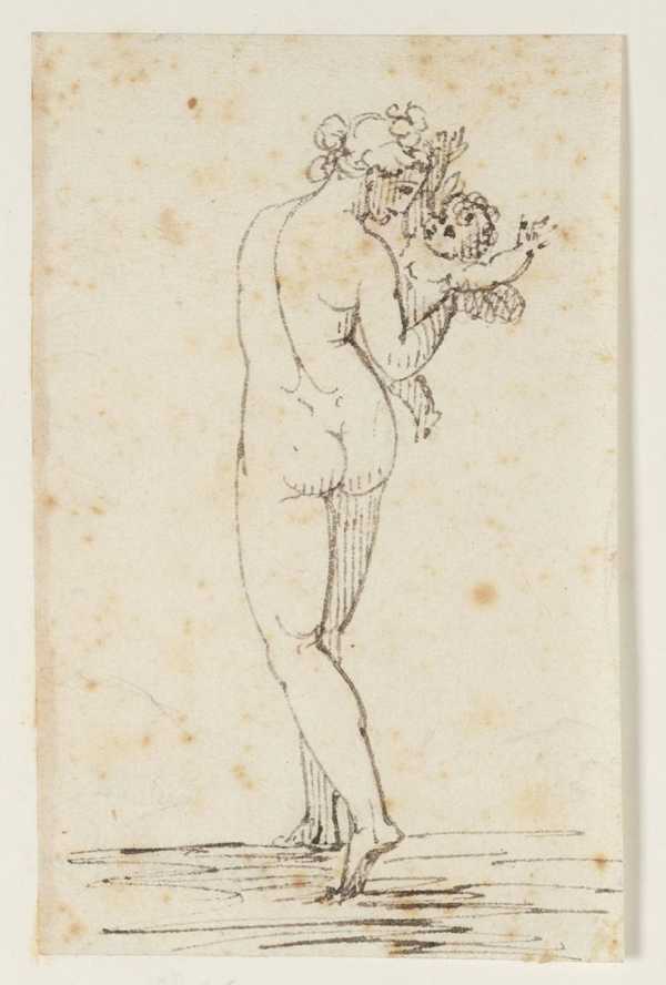 A Nymph with Putto