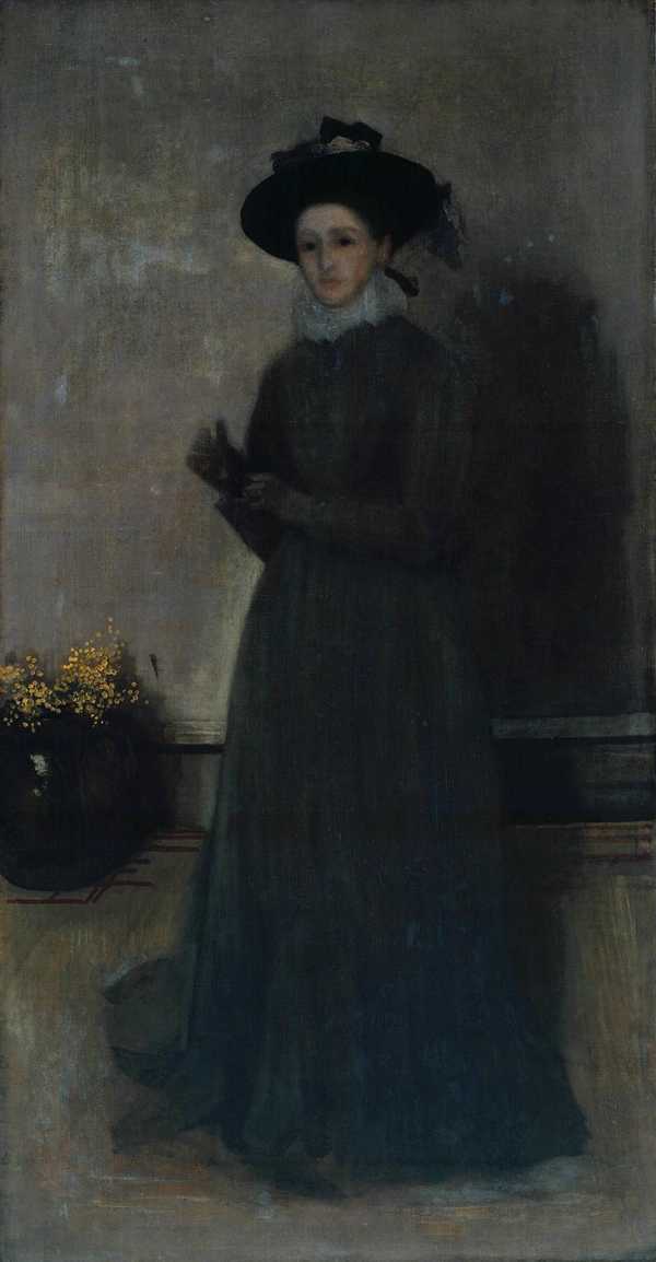 ‘Miss Agnes Mary Alexander‘, James Abbott McNeill Whistler, c.1873 | Tate