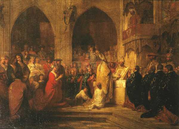 Sketch for ‘The Installation of the Order of the Garter’