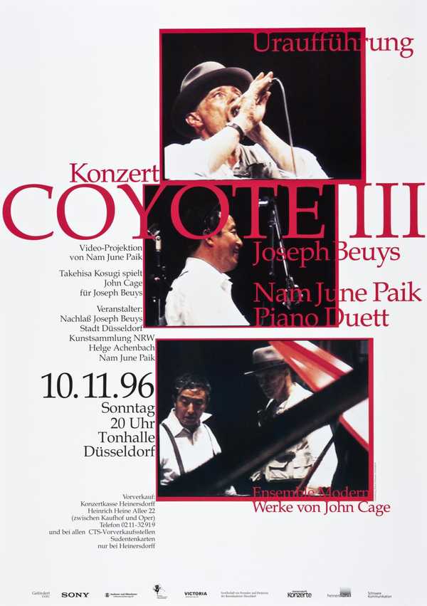 Conzert Coyote III. Konzertkasse Heinersdorff