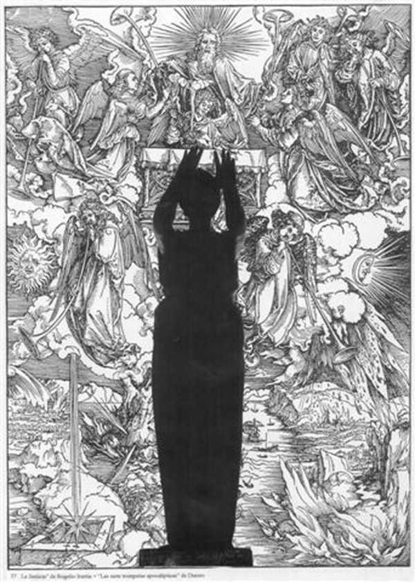‘Justice’ by Rogelio Irurtia + ‘The Seven Apocalyptical Trumpets’ by Dürer