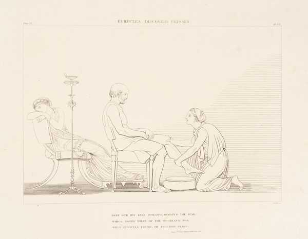 Euryclea Discovers Ulysses