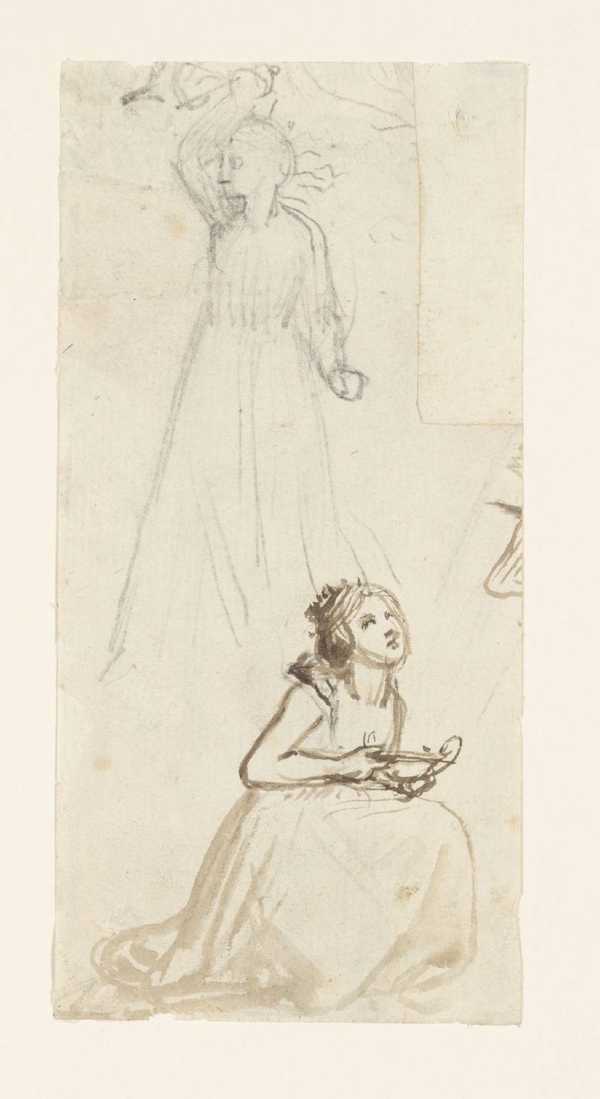 Girl with a Lamp, and Another