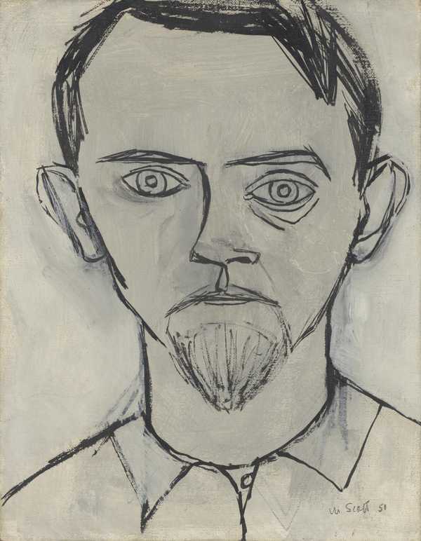 Self-Portrait’ by William Scott‘, William Scott, 1950‘, William Scott ...