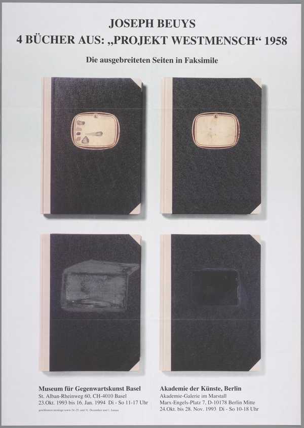 Joseph Beuys: Projekt Westmensch. Museum für Gegenwartskunst