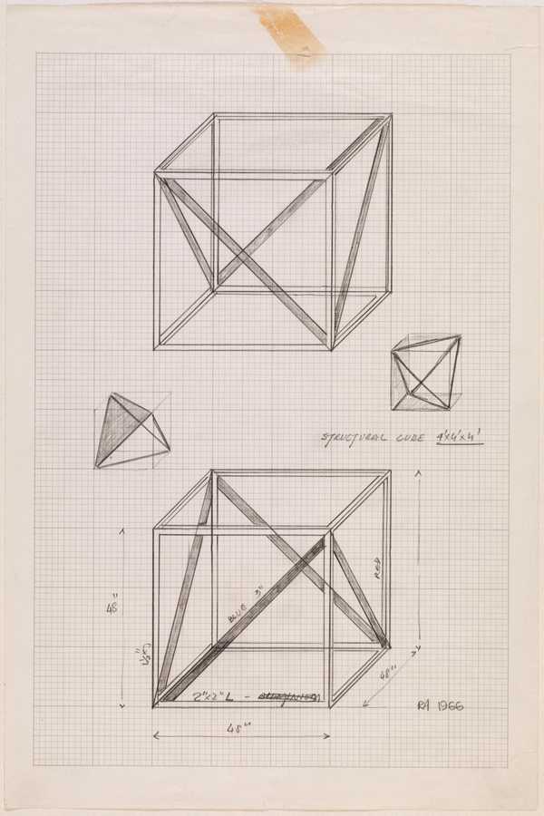 ‘Drawing for Sculpture‘, Rasheed Araeen, 1966 | Tate