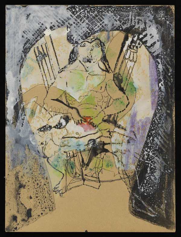 Abstract painting of a seated man‘, Eileen Agar‘, Eileen Agar – Tate ...