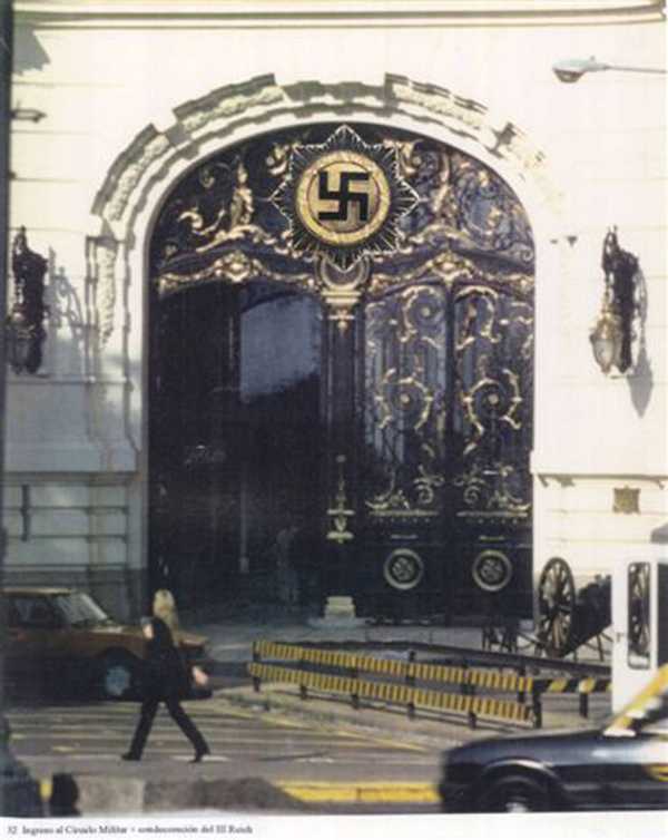 Entrance to the Military Headquarters + Military Decoration from the Third Reich